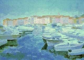 Картину: автор Аксамитов Юрий, Saint Tropez, тихая гавань