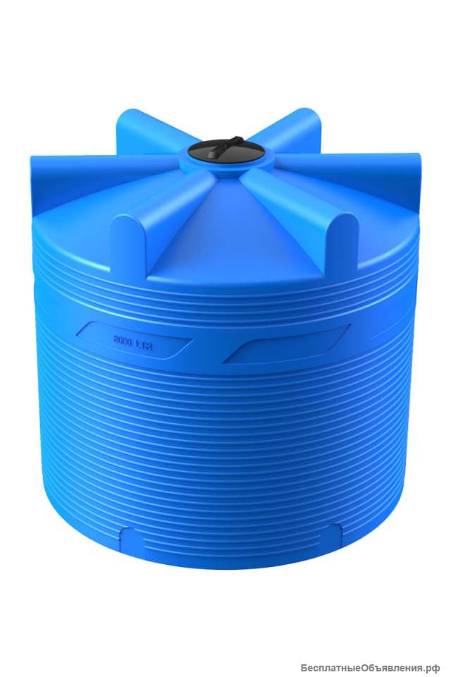 Емкости цилиндрические вертикальные серии V от 100 до 10000 литров