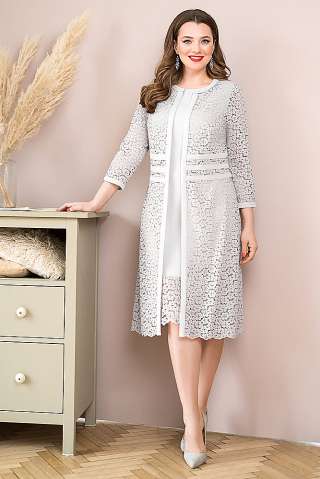 Костюм с платьем 20-388-1 от URS. Розница и Опт