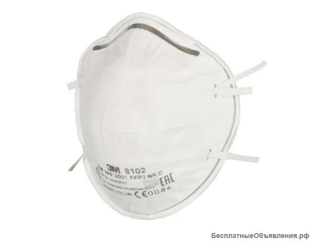 Респиратор 3М 8102 класс фильтрации FFP2