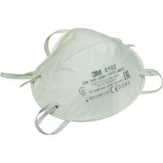 Полумаска 3М 8102, класс фильтрации FFP2