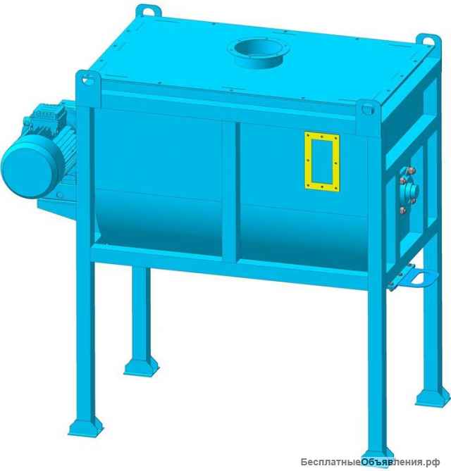 Смеситель шнековый, смеситель ленточный, смеситель лопастной