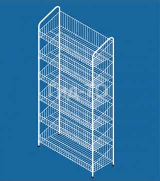 Стеллаж с сетчатыми полками "Колосок" ширина 900 мм