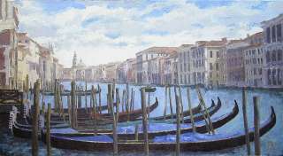 Картину: автор Аксамитов Юрий, Venezia, la grande canal