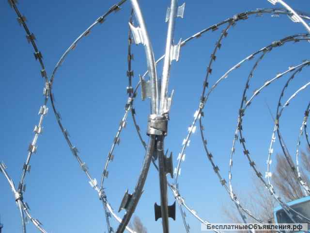 Спиральный барьер безопасности АКЛ "Ежевика", "Егоза"