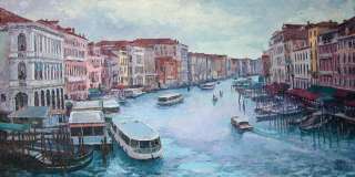 Картину: автор Аксамитов Юрий, La mia Venezia, вечер