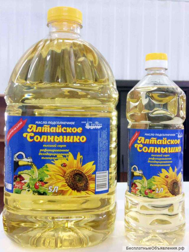 Масло подсолнечное раф