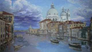 Картину: автор Аксамитов Юрий, La mia Venezia, Santa Maria de la Salute