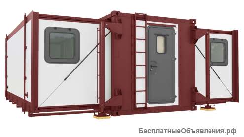 Медицинский контейнер для размещения пациентов