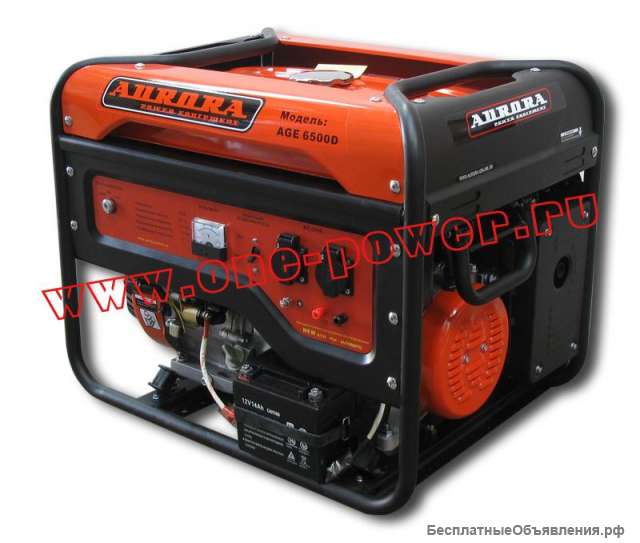 Бензиновая электростанция Aurora AGE 6500 D