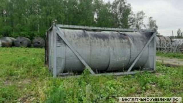 Танк-контейнер, объем -23 куб.м., танк-контейнер, нержавеющий, термос