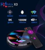 Android HD TV BOX H96 MAX X3