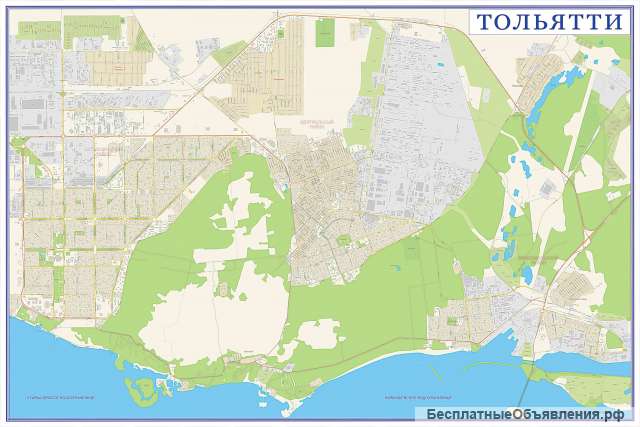 Карта Тольятти