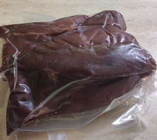 Оленина холодного копчения