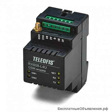 GSM модем TELEOFIS RX608-L4U V.2 (Реле RS-485)