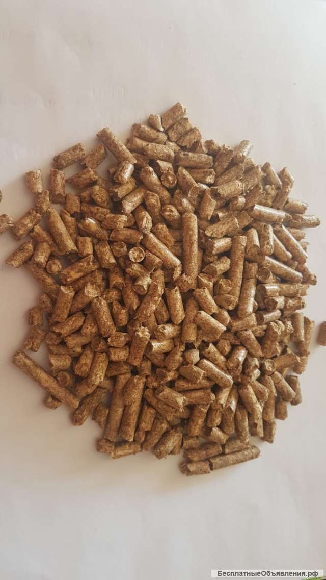 Пеллеты из початка кукурузы, граннулированные