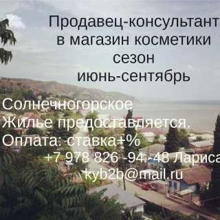 Продавец-консультант сезон