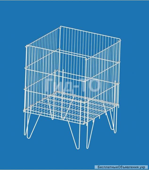 Накопитель сетчатый для с регулируемым дном усиленный 600 мм