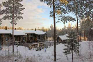 Туристический комплекс на горнолыжном курорте Вуокатти (Финляндия)