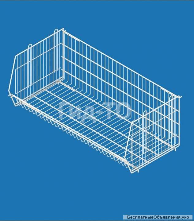 Корзина сетчатая для стеллажа верхняя
