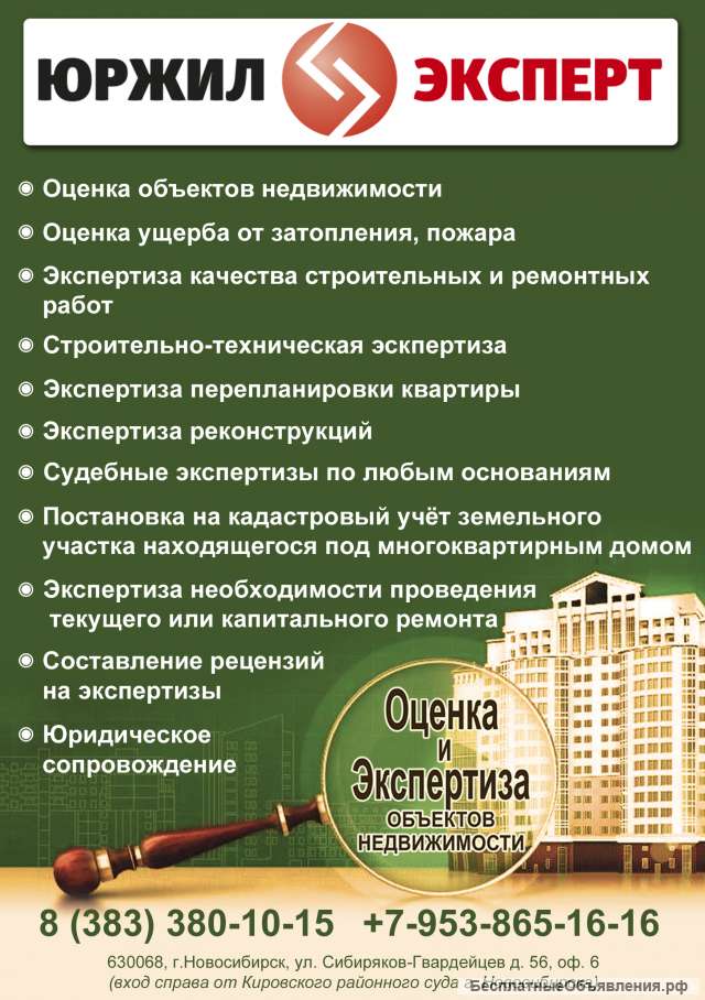 Экспертиза, Оценка недвижимости