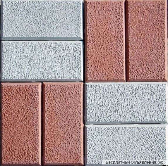 Тротуарная плитка " 8 кирпичей" 400х400х50