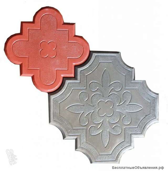 Брусчатка тротуарная "Клевер Краковский" (Гжель)