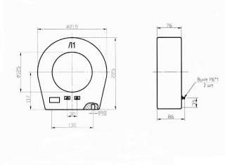 Трансформатор тока тзлэм-125-1-ухл2-0,66