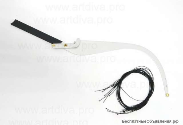 Линейка фигурная с ниткой для прорисовки эскиза татуажа бровей