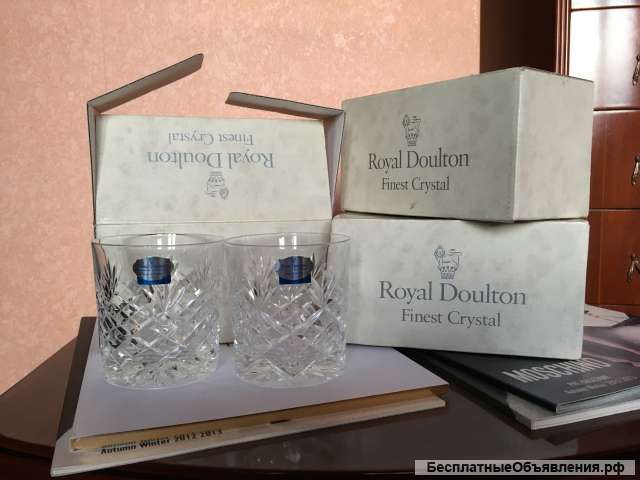 Хрустальные бокалы для виски, the Royal Doulton