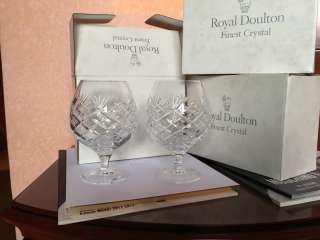 Хрустальные бокалы для бренди, the Royal Doulton