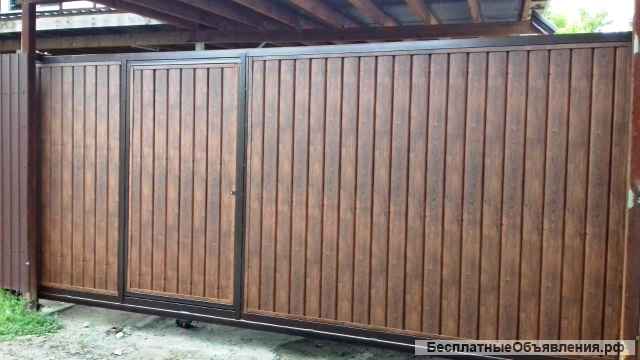 Откатные ворота под ключ в Ростове-на-Дону