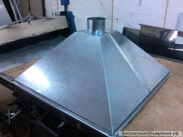 Зонты вытяжные на заказ