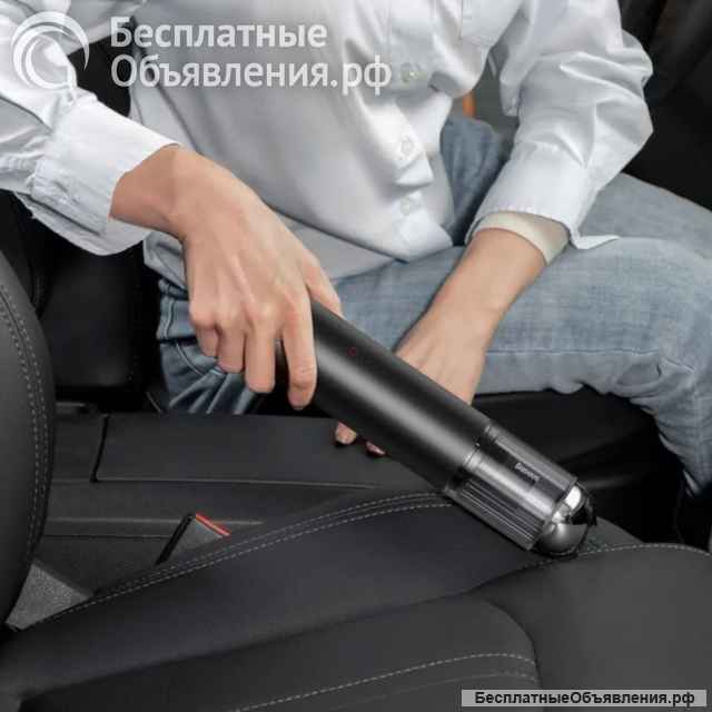 Baseus CRXCQA3-0A, черный, Пылесос автомобильный, 15000 Pa, НОВЫЙ