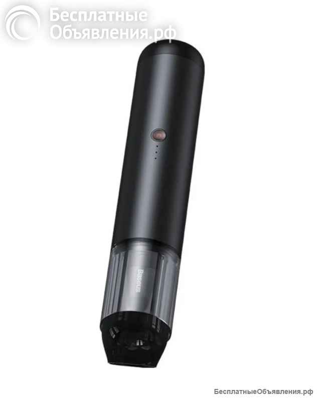 Baseus CRXCQA3-0A, черный, Пылесос автомобильный, 15000 Pa, НОВЫЙ