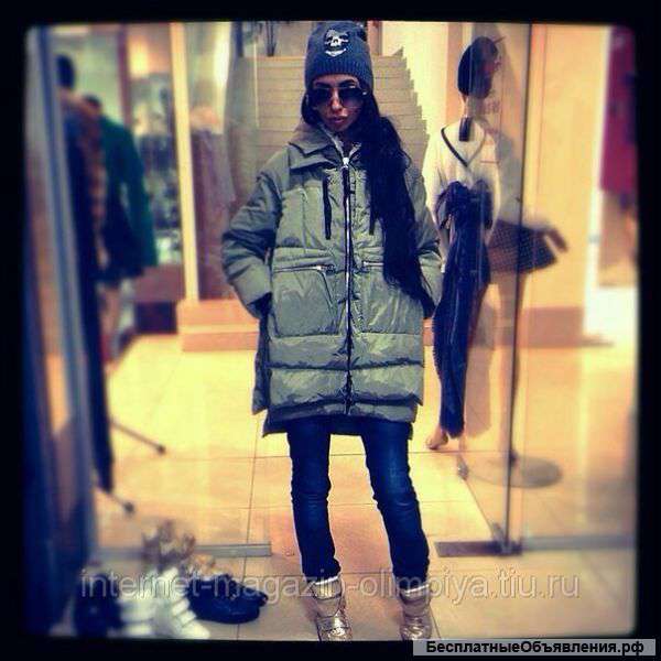 Зимний женский пуховик-трансформер