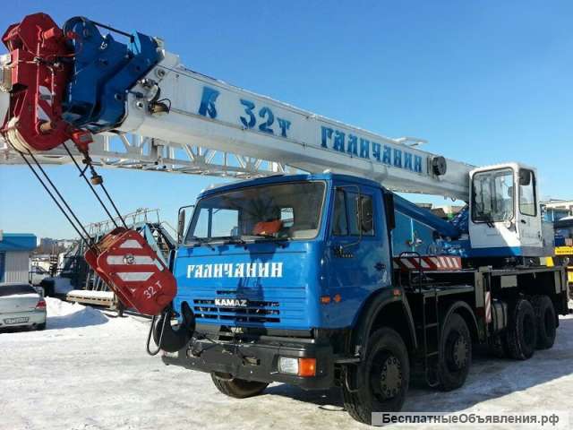 Аренда Автокрана 32 тонны 31 метр стрела + 9 метров гусёк в Черноголовке