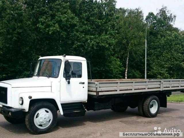 Грузоперевозки до 5 тонн, открытый бортовой Газон 5,2 метра
