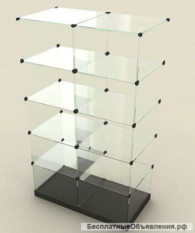Витрины стеклянные"кубики"