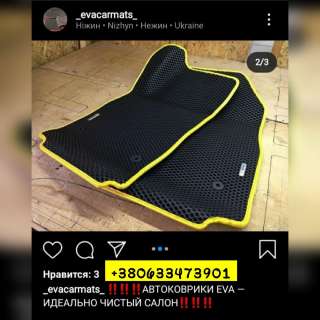 Автоковрики (-evacarmats_ inst)