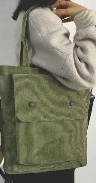 Сумка вельветовая