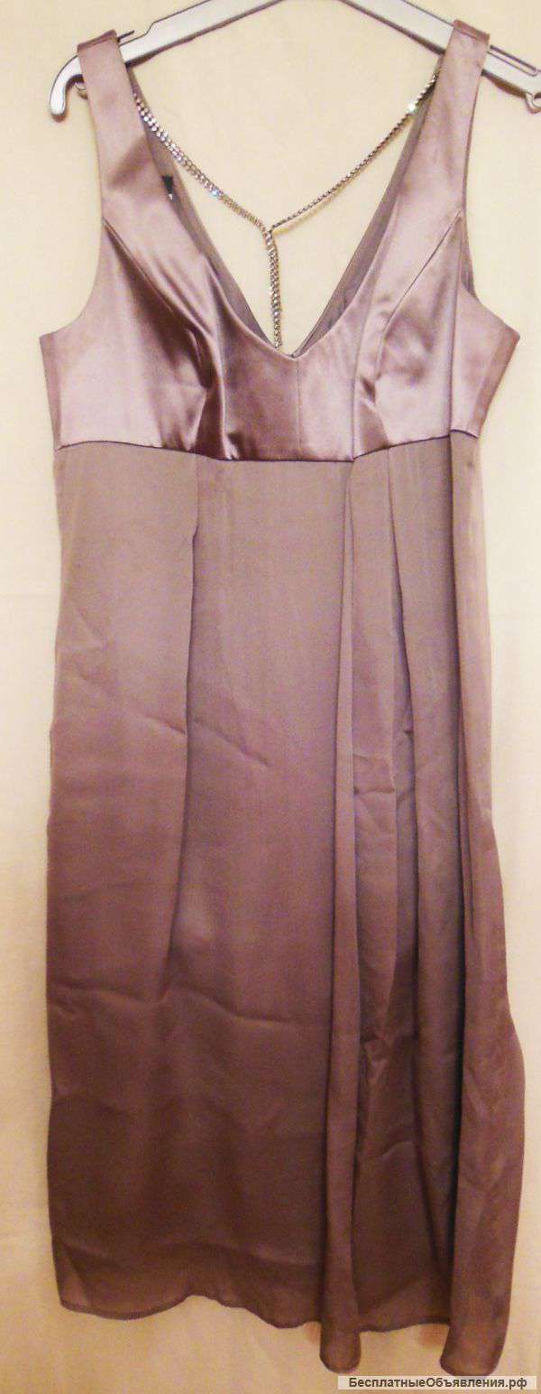 Платье нарядное вечернее из натурального шелка