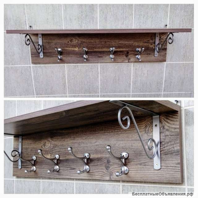 Полка-вешалка в прихожую