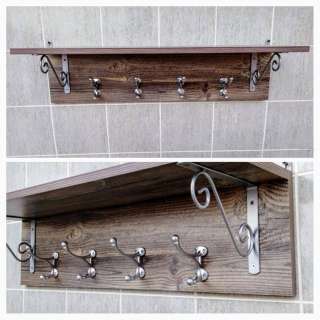 Полка-вешалка в прихожую