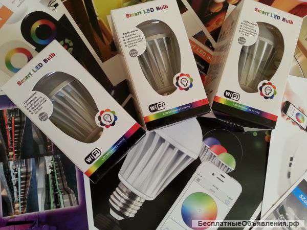 Умная лампочка управление iPhone или Android