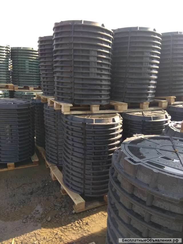 Люк для колодца полимерно-песчаный