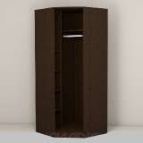 Шкаф угловой "Кэт-4 (венге/кайман коричневый)" (новый)