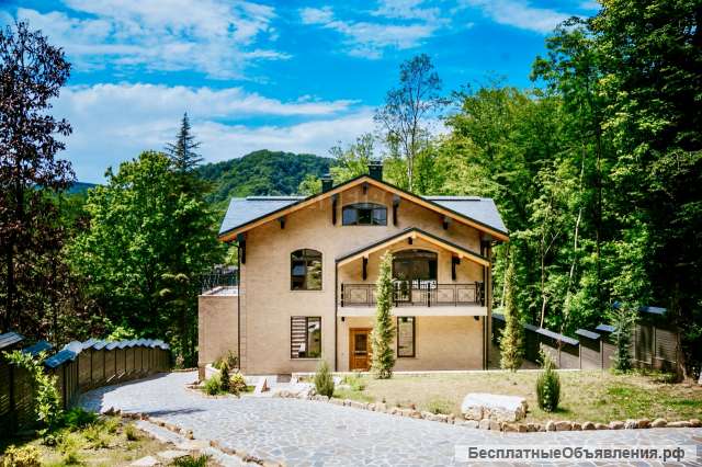 Элитный изысканный 2-этажный дом в Сочи