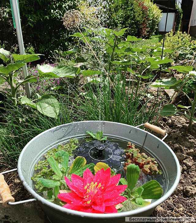 Фонтан на солнечной энергии