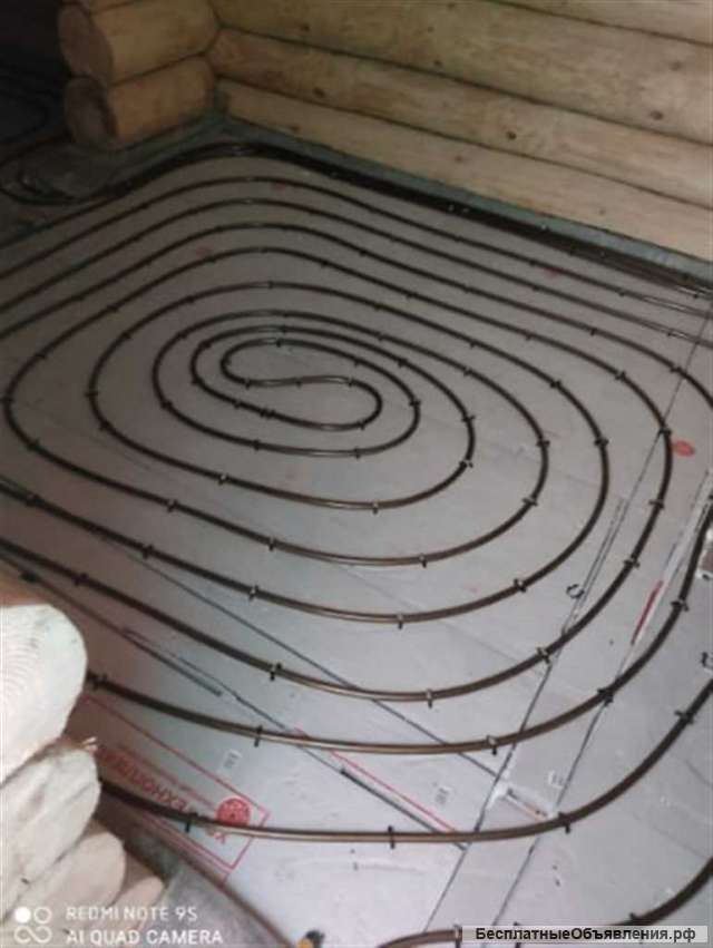 Теплый пол за один день